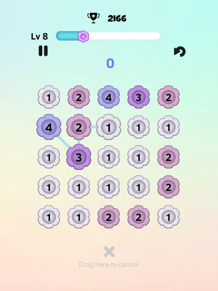 Скриншоты Flower Math iPad 