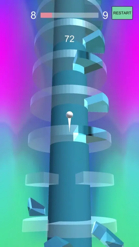 Captures d'écran de Ice Tower Climber - Jump Up