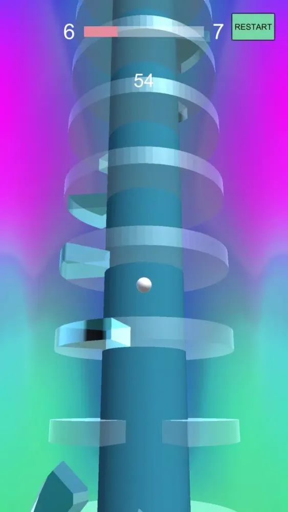 Captures d'écran de Ice Tower Climber - Jump Up