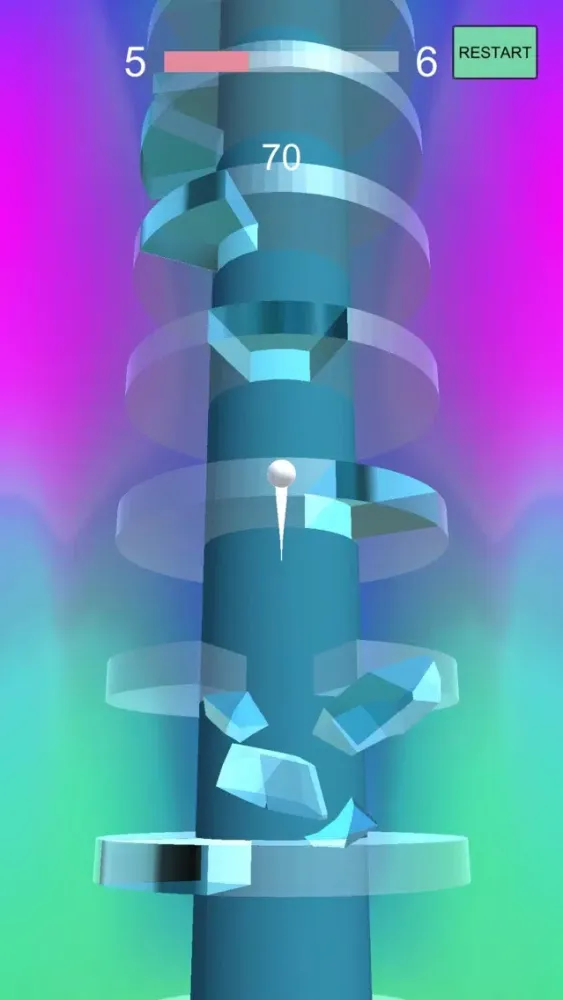 Captures d'écran de Ice Tower Climber - Jump Up