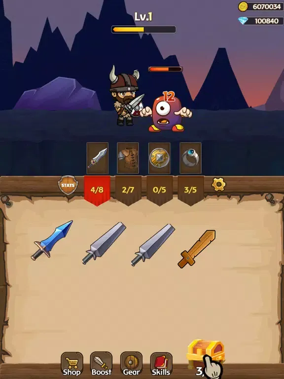 Idle Slayer: Monster Quest RPG iPad 应用截图