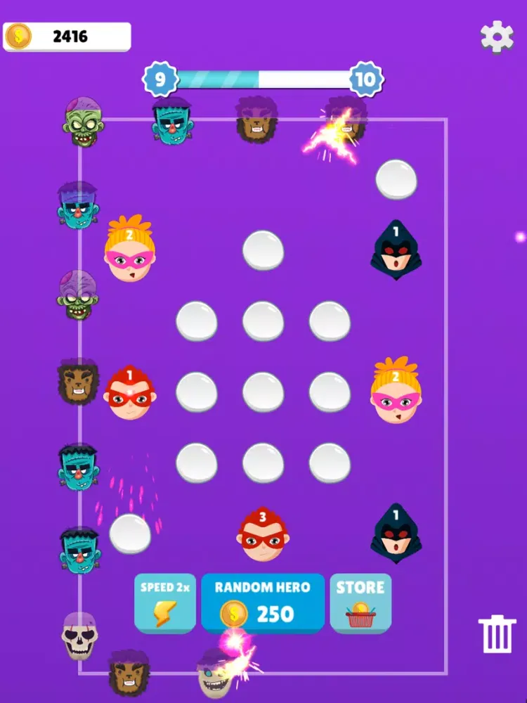 Idle Superheroes iPad  Screenshots