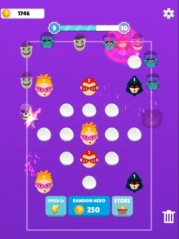 Idle Superheroes iPad  Screenshots