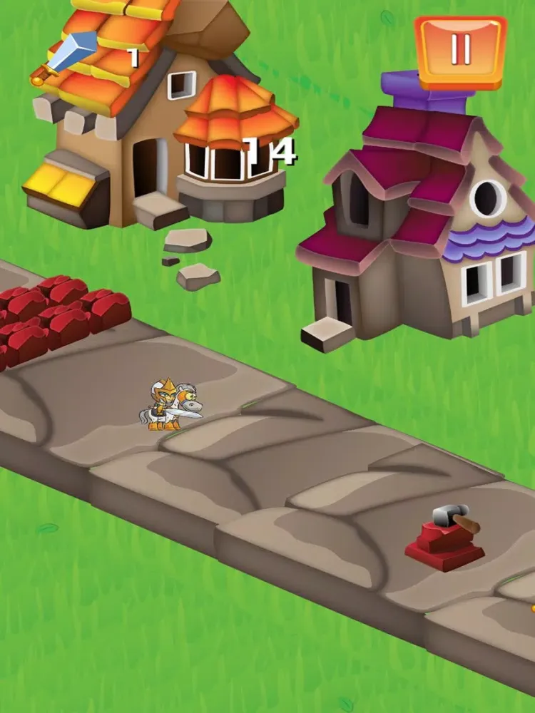 ภาพหน้าจอของ Knight Ride iPad 