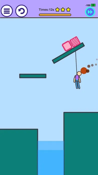 Capturas de tela do Man on Fire - Physics Game
