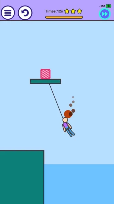 Capturas de tela do Man on Fire - Physics Game