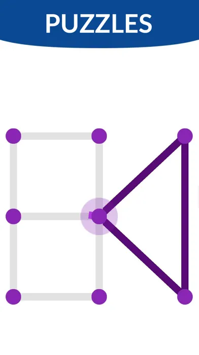 Tangkapan skrin One Line Connect - Brain Game