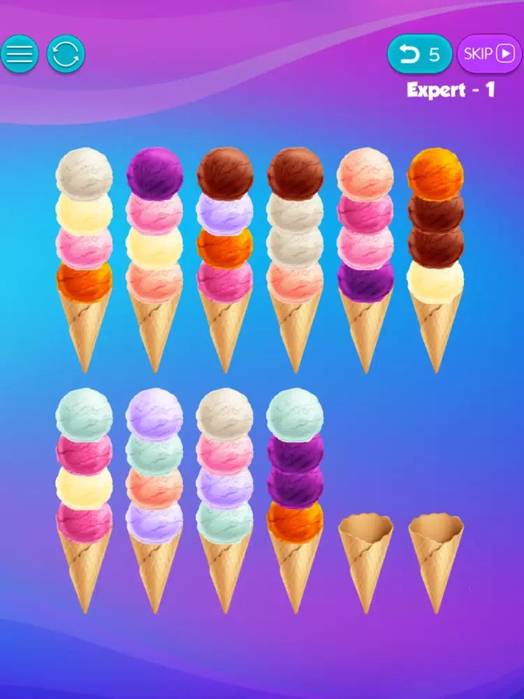 Zrzuty ekranu Sorting Ice Cream - OCD Games iPad 