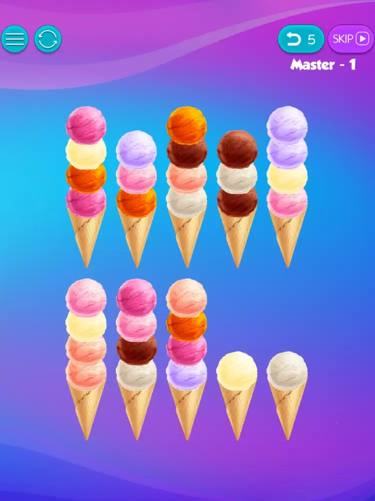 Zrzuty ekranu Sorting Ice Cream - OCD Games iPad 