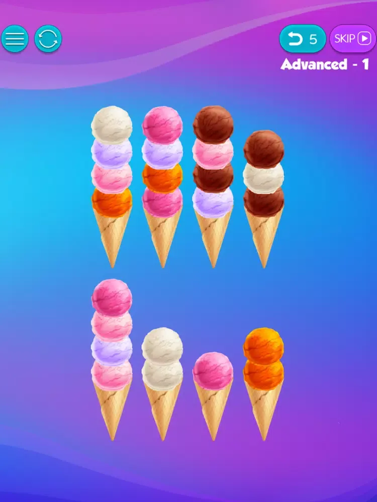Zrzuty ekranu Sorting Ice Cream - OCD Games iPad 