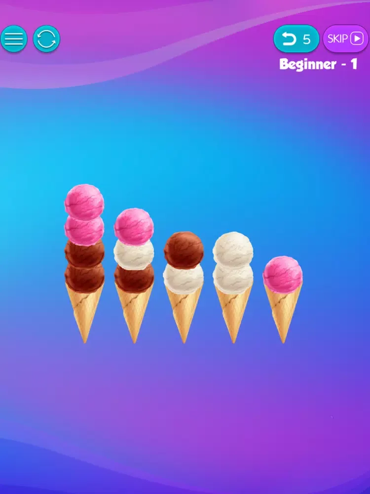 Zrzuty ekranu Sorting Ice Cream - OCD Games iPad 