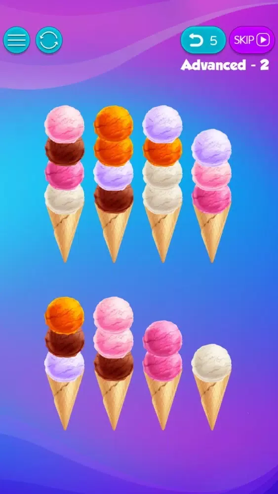 Zrzuty ekranu Sorting Ice Cream - OCD Games