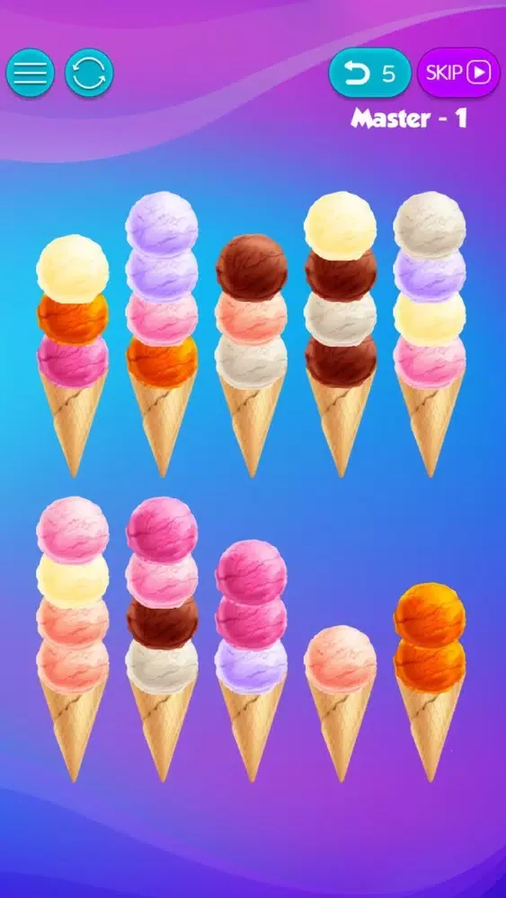 Zrzuty ekranu Sorting Ice Cream - OCD Games