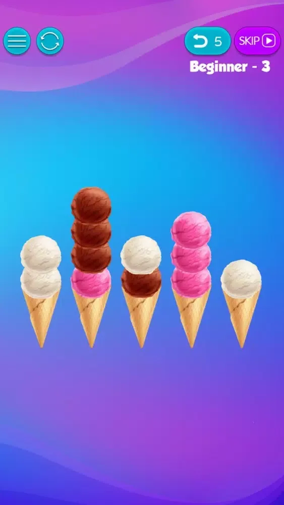 Zrzuty ekranu Sorting Ice Cream - OCD Games
