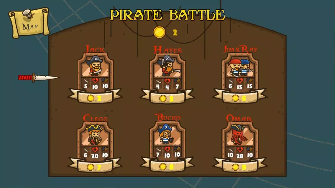 Captures d'écran de Pirate Combat Battle