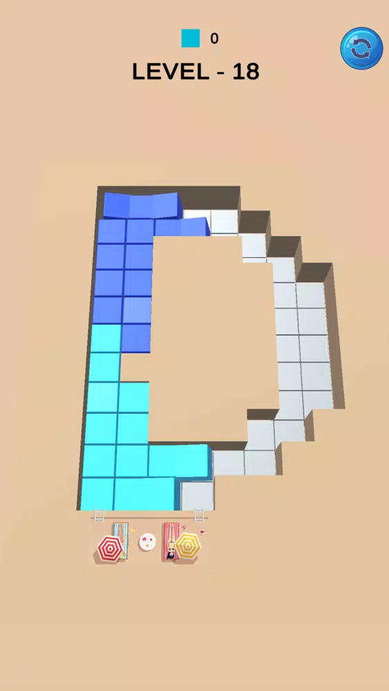 Pool Puzzle - Fill With Water Screenshots