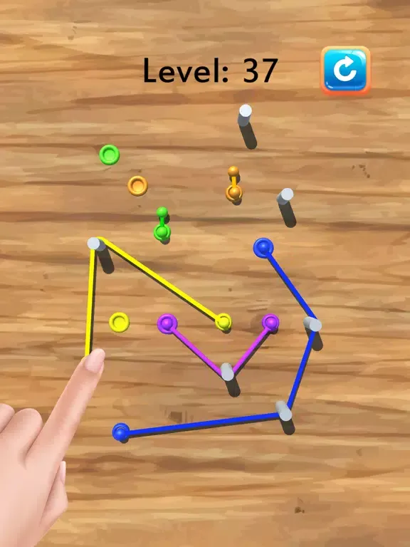 Rope Connect - Swirl & Click iPad  سکرین شاٹس