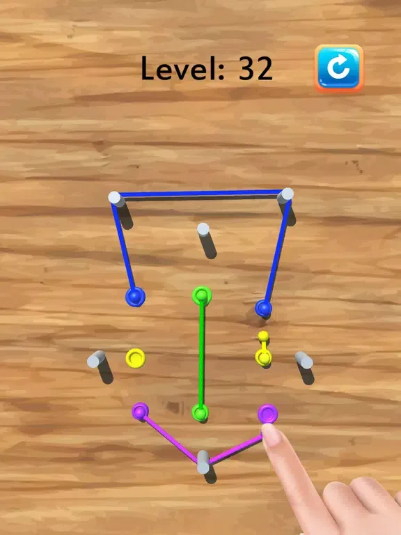 Rope Connect - Swirl & Click iPad  سکرین شاٹس