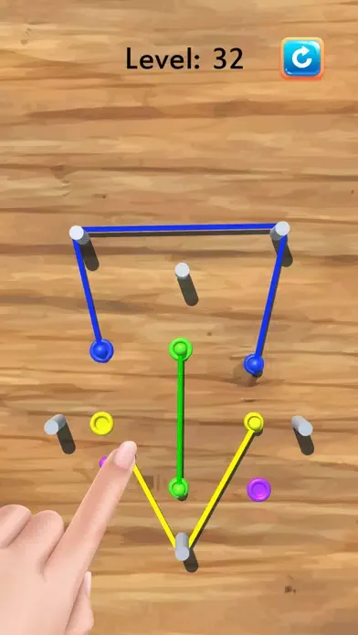 Rope Connect - Swirl & Click سکرین شاٹس