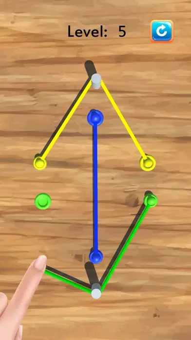 Rope Connect - Swirl & Click سکرین شاٹس