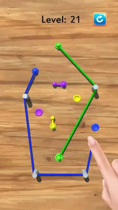 Rope Connect - Swirl & Click سکرین شاٹس