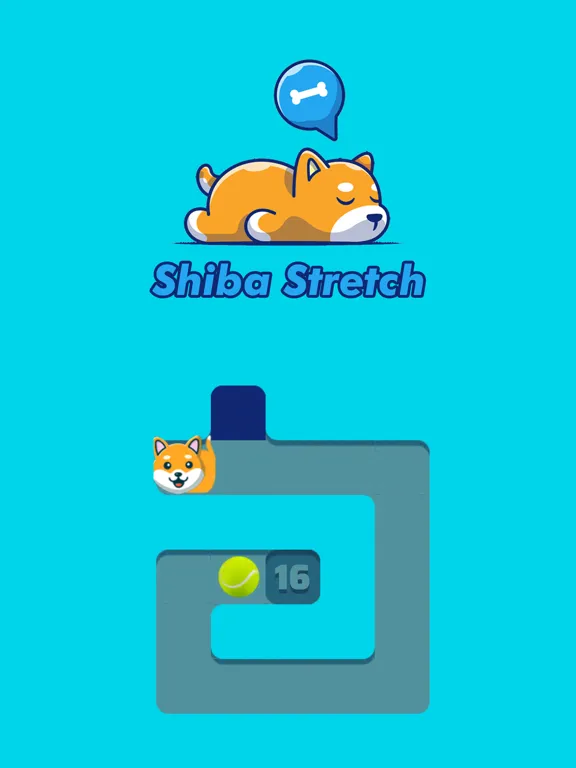 Capturas de tela do Shiba Stretch - Sliding Puzzle iPad 
