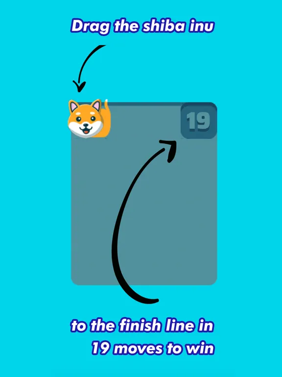 Capturas de tela do Shiba Stretch - Sliding Puzzle iPad 