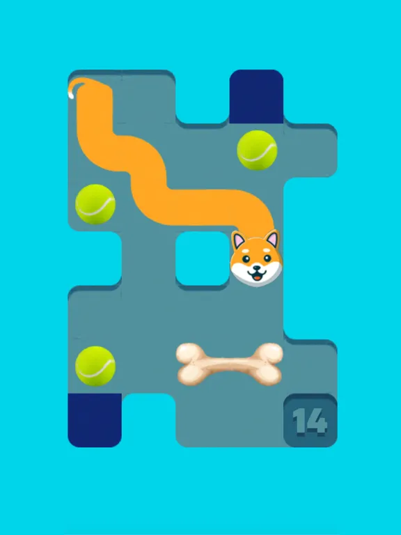 Capturas de tela do Shiba Stretch - Sliding Puzzle iPad 