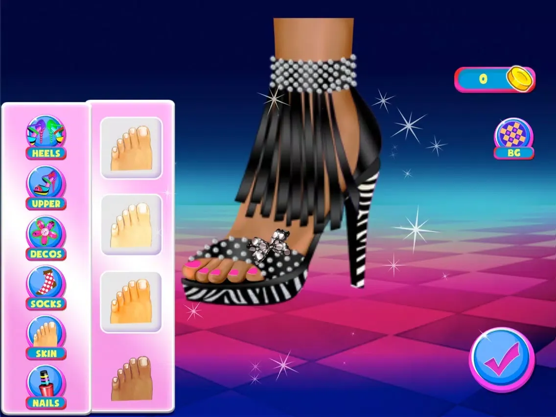 Capturas de pantalla de Fashion Shoe Designer iPad 