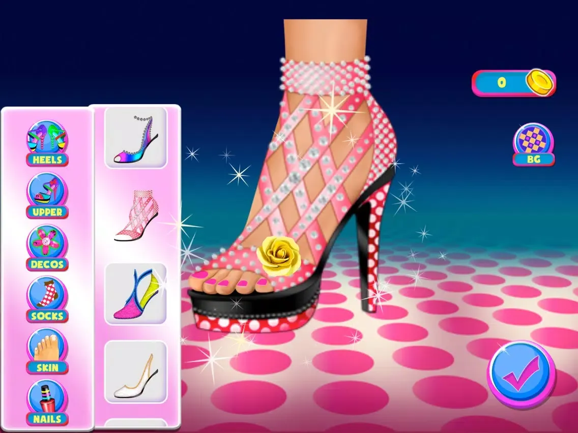 Capturas de pantalla de Fashion Shoe Designer iPad 