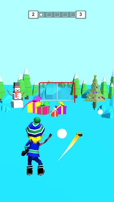Capturas de tela do Slap Shot Hockey Tricks 3D