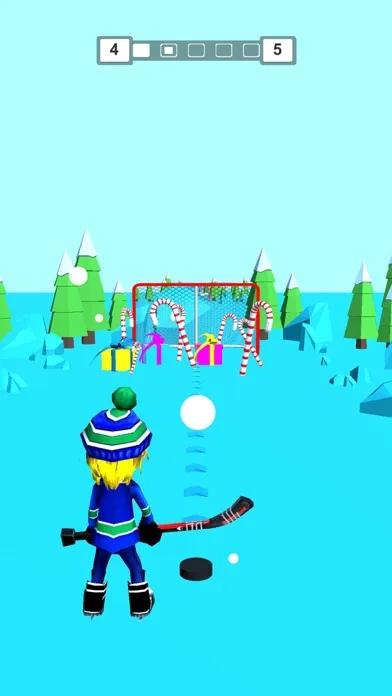 Capturas de tela do Slap Shot Hockey Tricks 3D