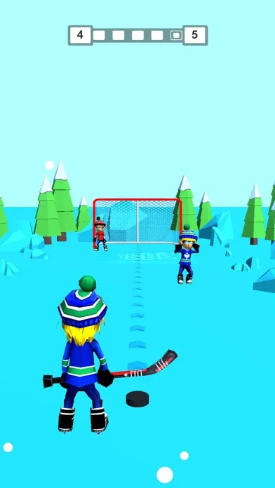 Capturas de tela do Slap Shot Hockey Tricks 3D