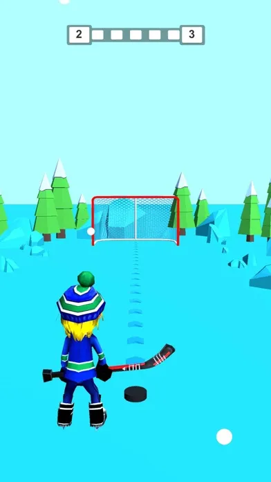 Capturas de tela do Slap Shot Hockey Tricks 3D