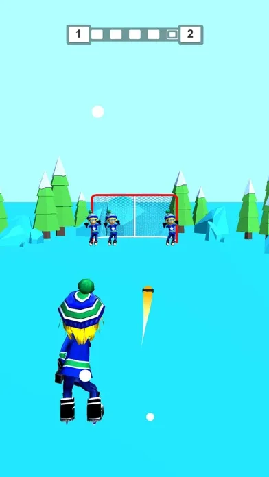 Capturas de tela do Slap Shot Hockey Tricks 3D