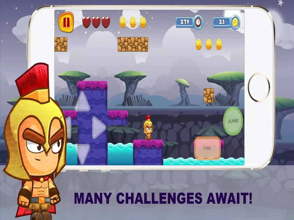Ảnh chụp màn hình của Super Spartan Freestyle iPad 