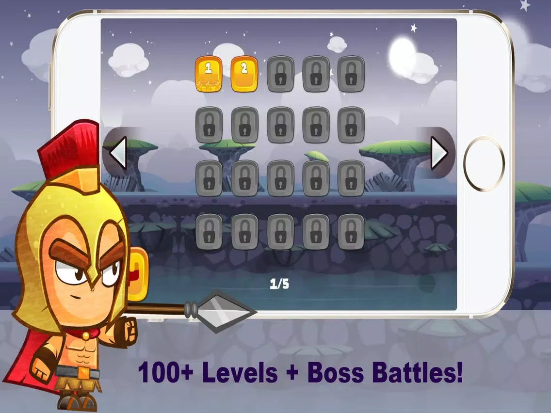 Ảnh chụp màn hình của Super Spartan Freestyle iPad 