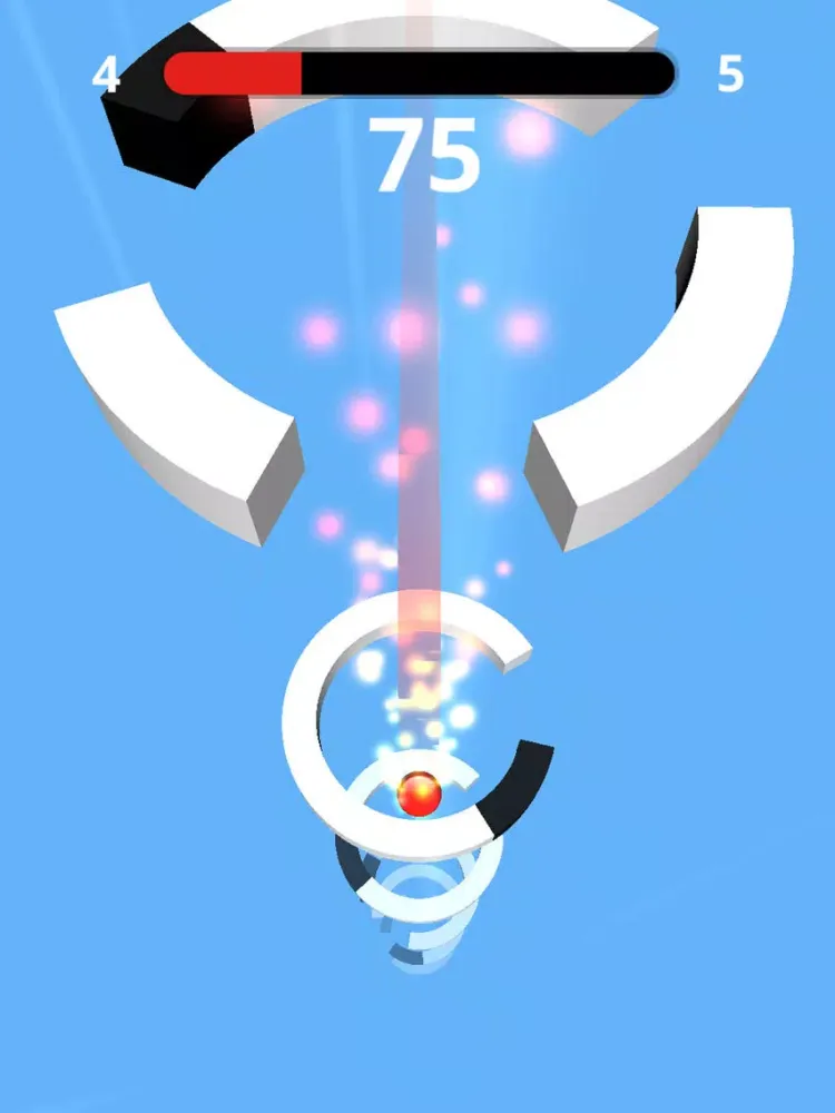 Tangkapan skrin Swirl Drop iPad 