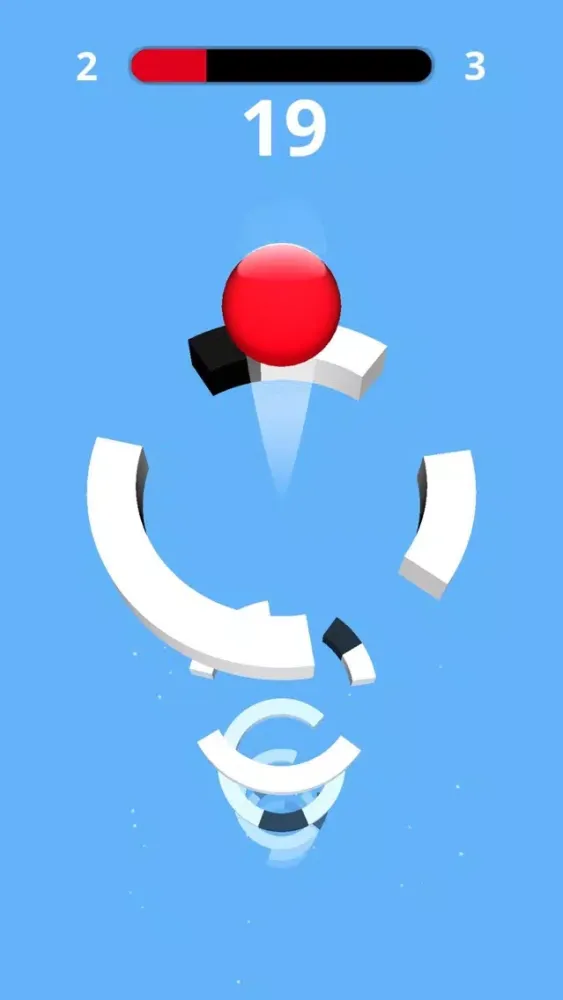 Tangkapan skrin Swirl Drop