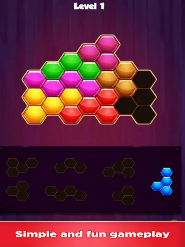 Block Hexagon 1010 Fun iPad 應用截圖