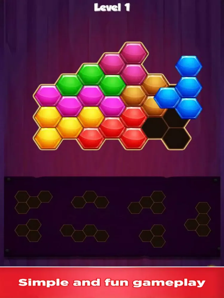 Block Hexagon 1010 Fun iPad 應用截圖