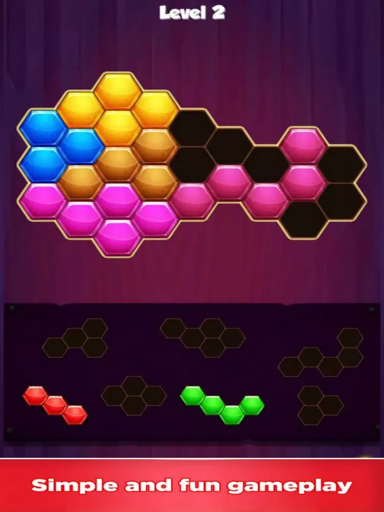 Block Hexagon 1010 Fun iPad 應用截圖