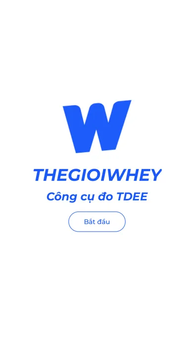 Thegioiwhey TDEE Calculator স্ক্রিনশট
