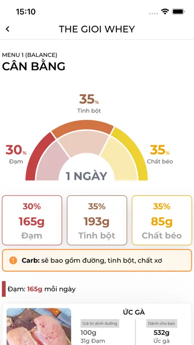Thegioiwhey TDEE Calculator স্ক্রিনশট