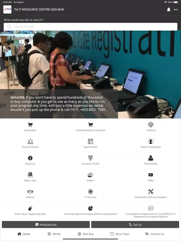 TH IT RESOURCE CENTRE SDN BHD iPad  Screenshots