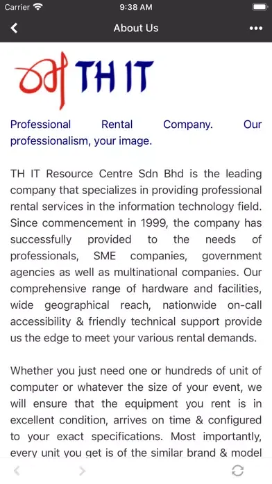 TH IT RESOURCE CENTRE SDN BHD Screenshots