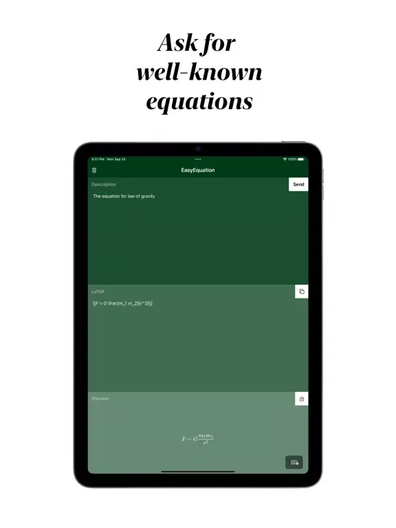 EasyEquation - Craft Equations iPad  سکرین شاٹس
