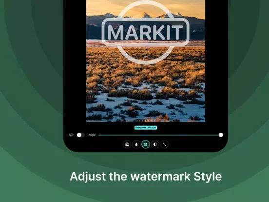 MarkIt- Photo Watermarker iPad  سکرین شاٹس