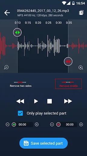 Скриншоты MP3 Cutter and Ringtone Maker