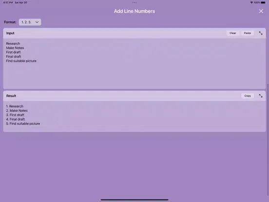 TextKit - Text Automations iPad 應用截圖
